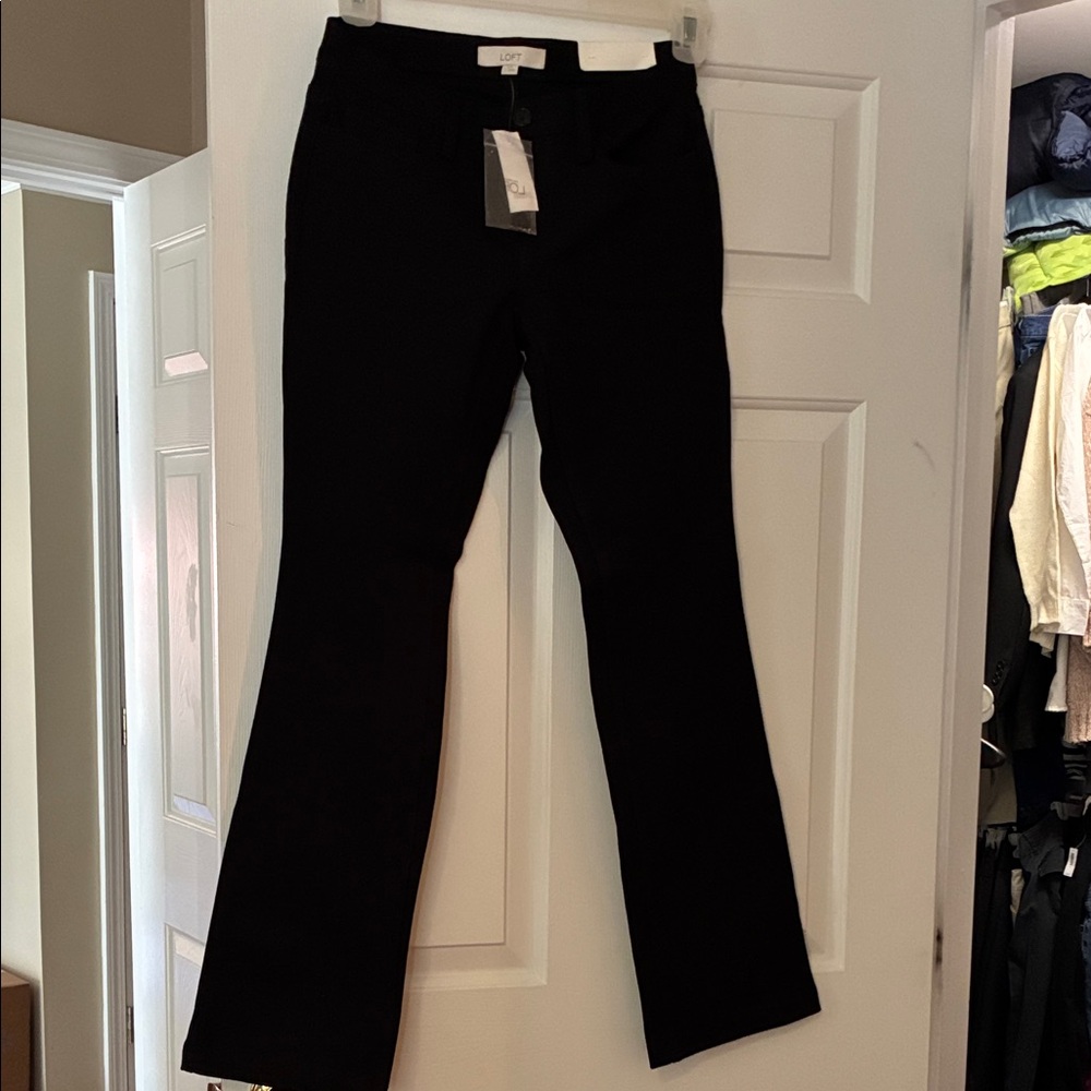 LOFT Black Boot Cut Pants